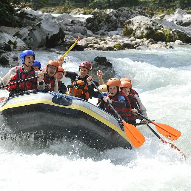 Rafting auf der Saalach in Lofer